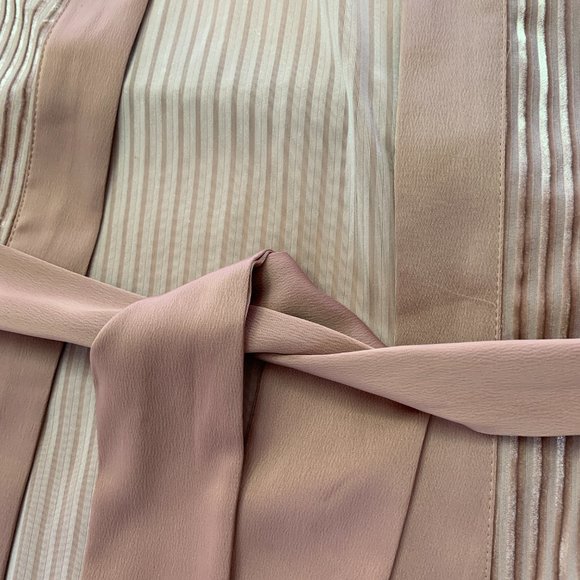 Brown/Pink Fancy Kimono, Lace, Size Small - Picture 7 of 9